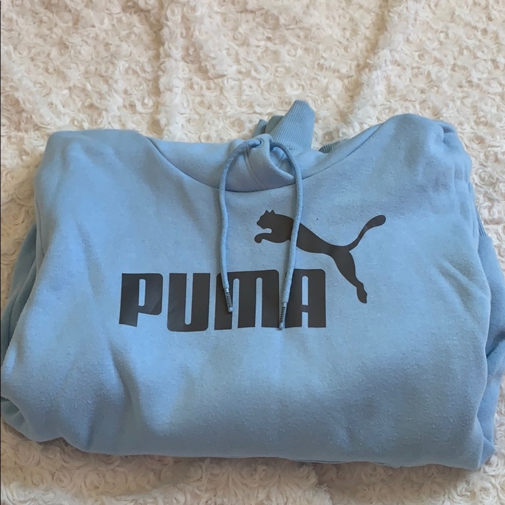 Puma blue hoodie
